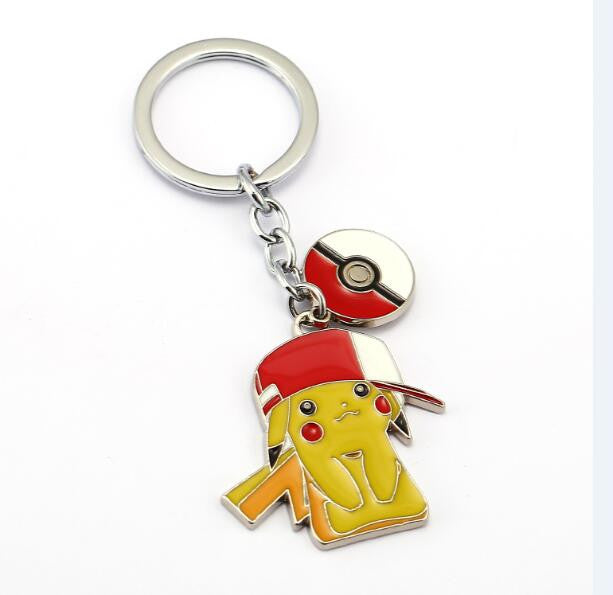 Pokemon Go Keychain Pikachu Key Ring Holder