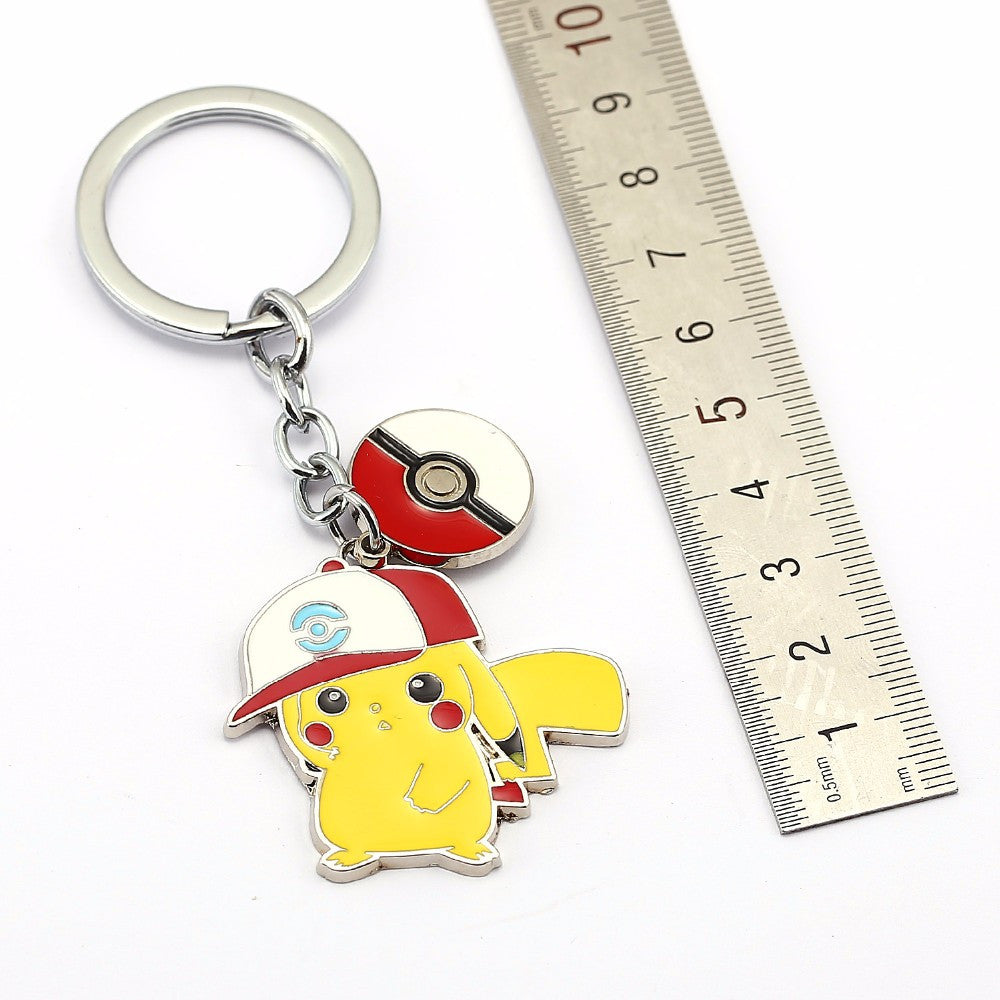 Pokemon Go Keychain Pikachu Key Ring Holder