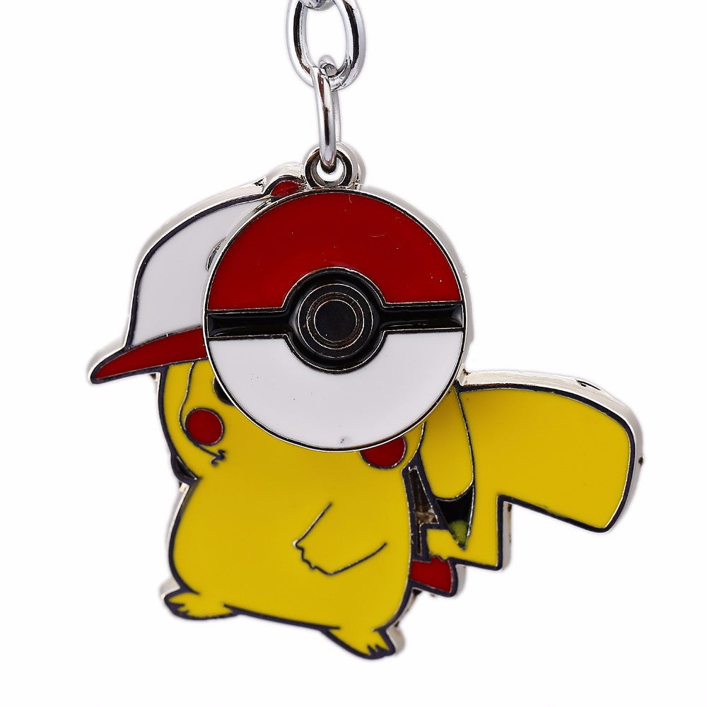 Pokemon Go Keychain Pikachu Key Ring Holder