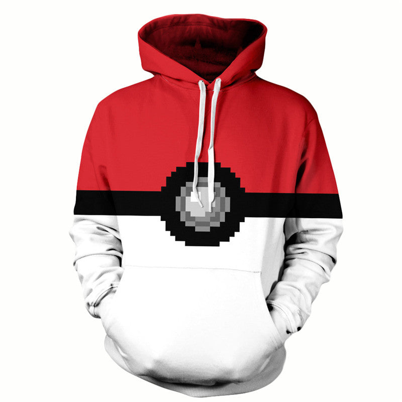 2017 Men Women Casual Pokemon Pullovers Sweatershirts for Winter and Autumn