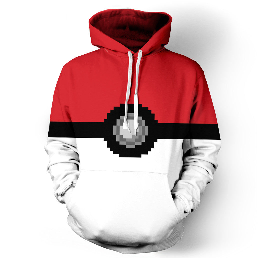 2017 Men Women Casual Pokemon Pullovers Sweatershirts for Winter and Autumn