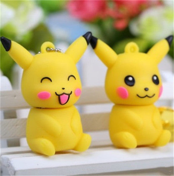 Pokemon Pikachu shape USB Flash Drive Real capacity 4GB 8GB 16GB 32GB S239