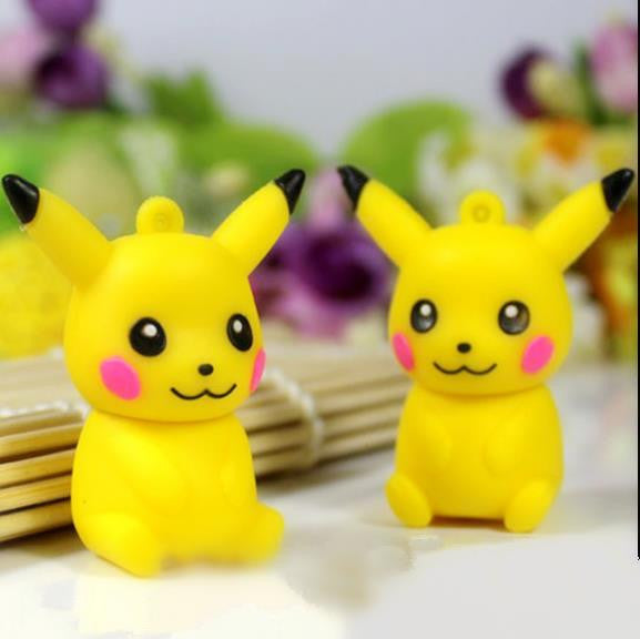 Pokemon Pikachu shape USB Flash Drive Real capacity 4GB 8GB 16GB 32GB S239