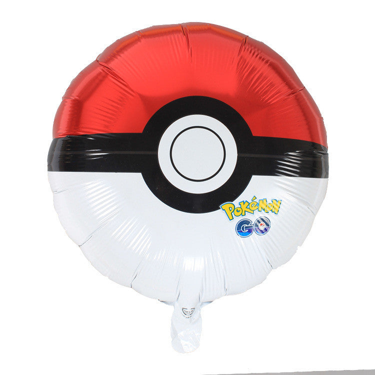 5pcs classic party toys pokemon foil balloons
