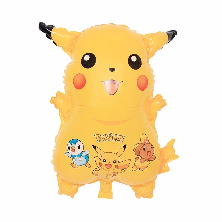 5pcs classic party toys pokemon foil balloons