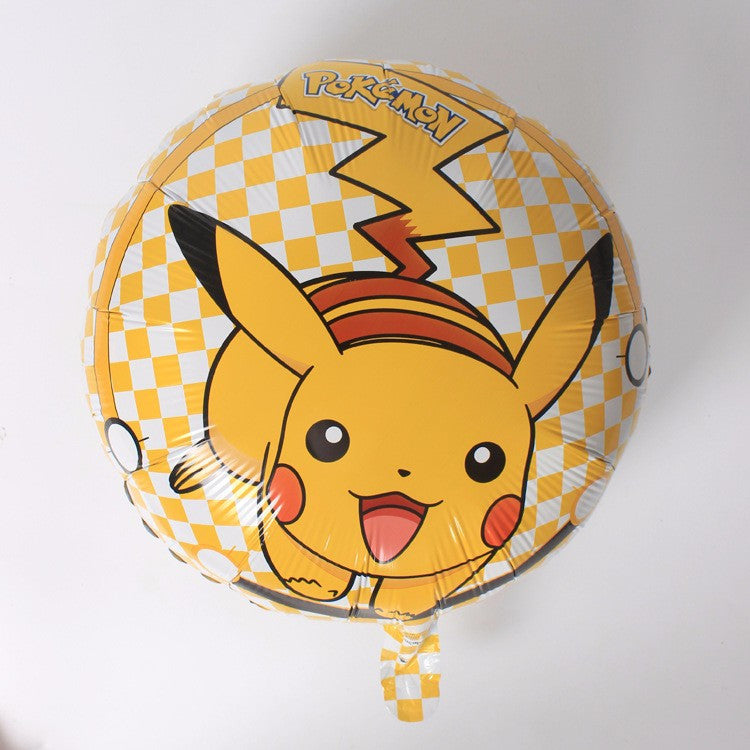 5pcs classic party toys pokemon foil balloons