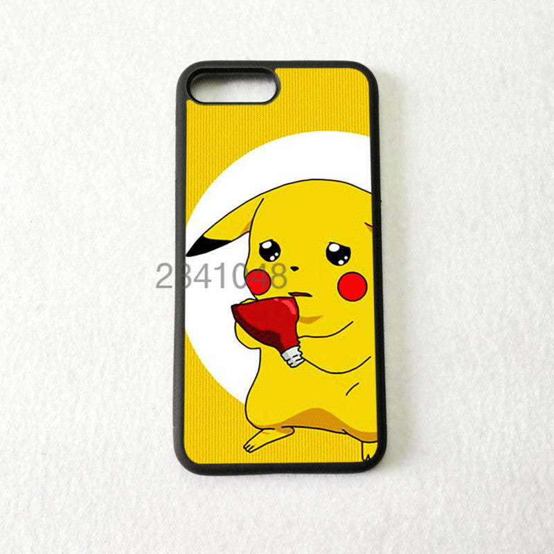 Pokemons Rubber Soft Phone Accessories Cover For iPhone 7s plus 7plus case
