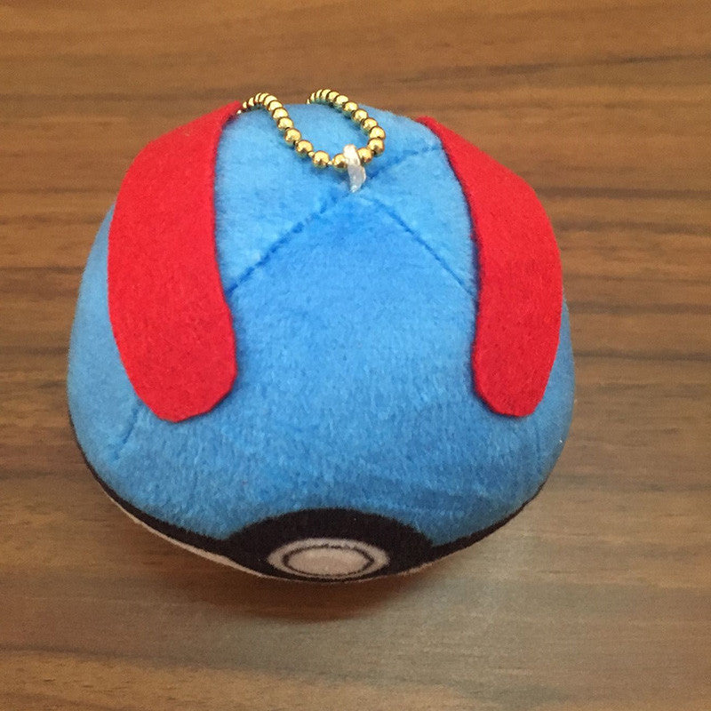 Cashmere pokemon ball phone pendant key ornaments
