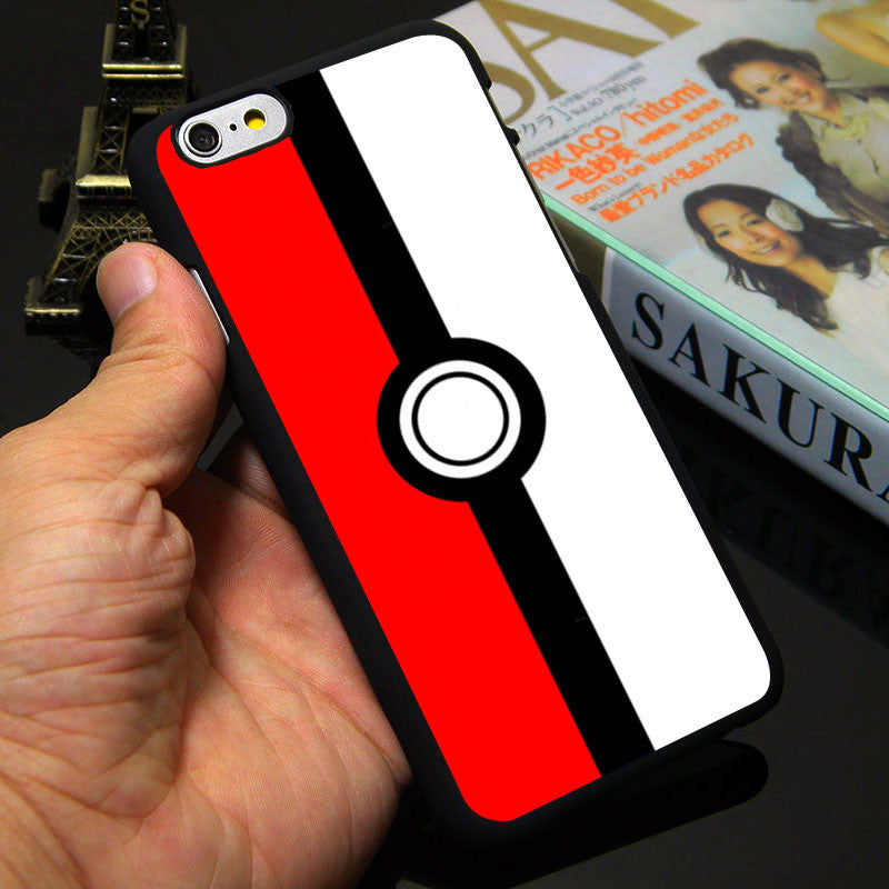 Pokemon Go Case for Apple iPhone 7 4 4s 5 SE 5s 5c 6 6s plus Pokeball Cover 4.7 5.5 inch