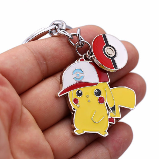 Pokemon Go Keychain  Pikachu Key Ring Holder