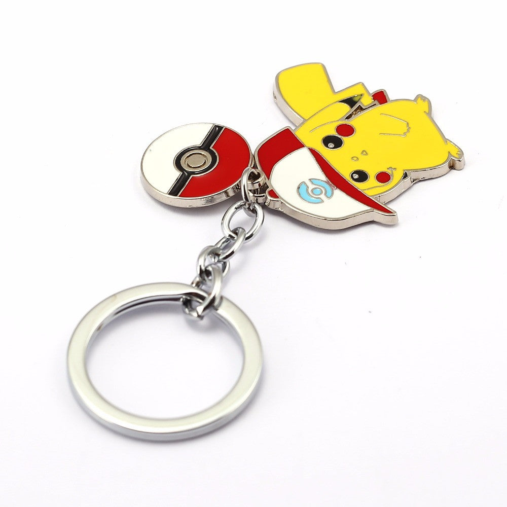 Pokemon Go Keychain  Pikachu Key Ring Holder