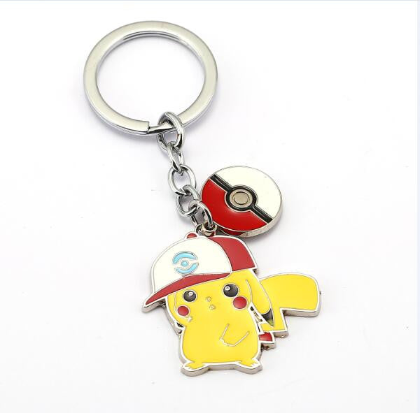 Pokemon Go Keychain  Pikachu Key Ring Holder