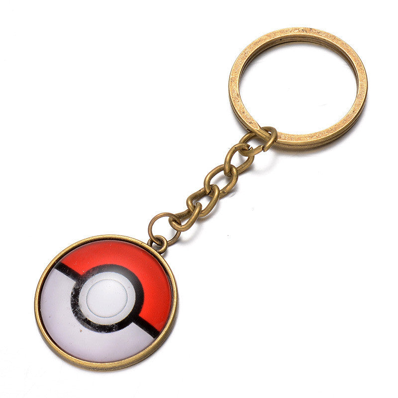 Pokemon Pikachu Poke Ball Keychain