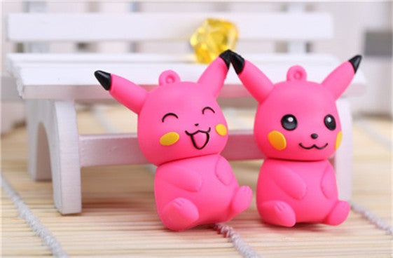 Pokemon Pikachu shape USB Flash Drive  Real capacity 4GB 8GB 16GB 32GB S239