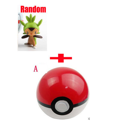 New Poke Ball with Figures Toys Pokeball Shell Mini Anime Cartoon Collection Cosplay Pop-up Pokeball Kids Gift 13 Styles