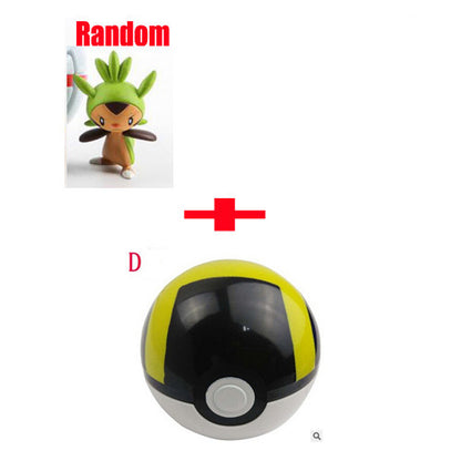 New Poke Ball with Figures Toys Pokeball Shell Mini Anime Cartoon Collection Cosplay Pop-up Pokeball Kids Gift 13 Styles