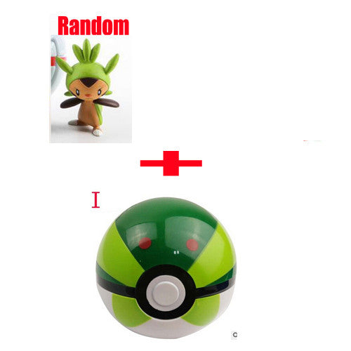 New Poke Ball with Figures Toys Pokeball Shell Mini Anime Cartoon Collection Cosplay Pop-up Pokeball Kids Gift 13 Styles