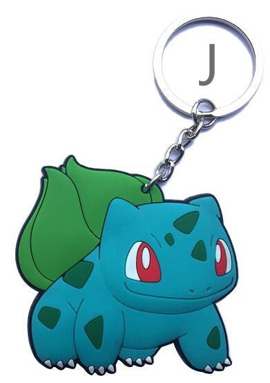 Poke Ball Key chain Pikachu Pokemon  pvc key ring holder keyrings pendant Jewelry chaveiro gift