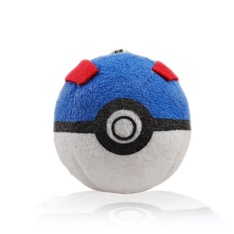 Cashmere pokemon  ball phone pendant key ornaments